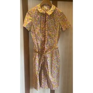 Vintage McMullen 60’s Dress Pockets, Belt Women’s Small Floral